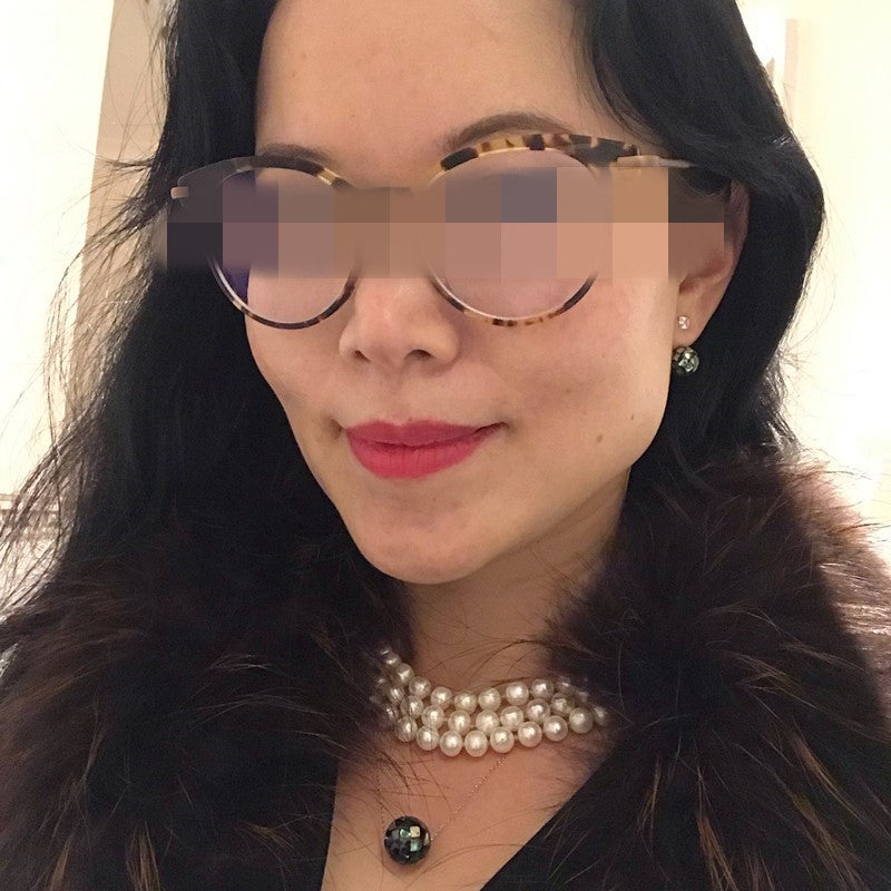 1.3m long 7.5-8mm freshwater pearl necklace