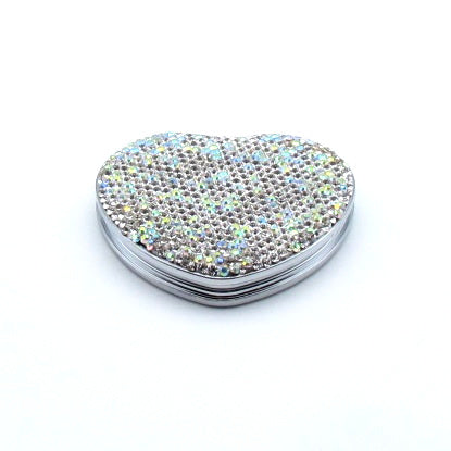 Handcraft Czech diamond with Rhinestone Portable Magnify Mirror