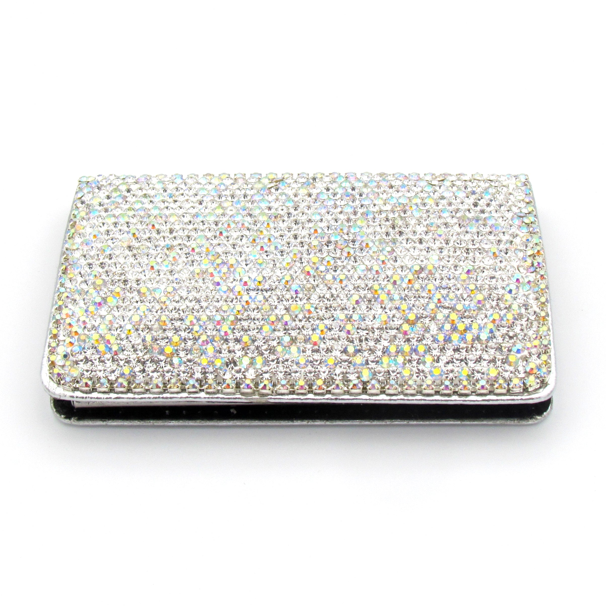 Handcraft Czech diamond with Rhinestone Portable Business Card Holder