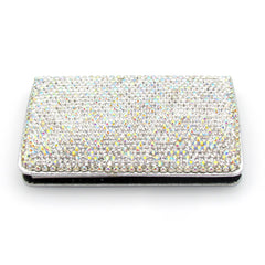 Handcraft Czech diamond with Rhinestone Portable Business Card Holder