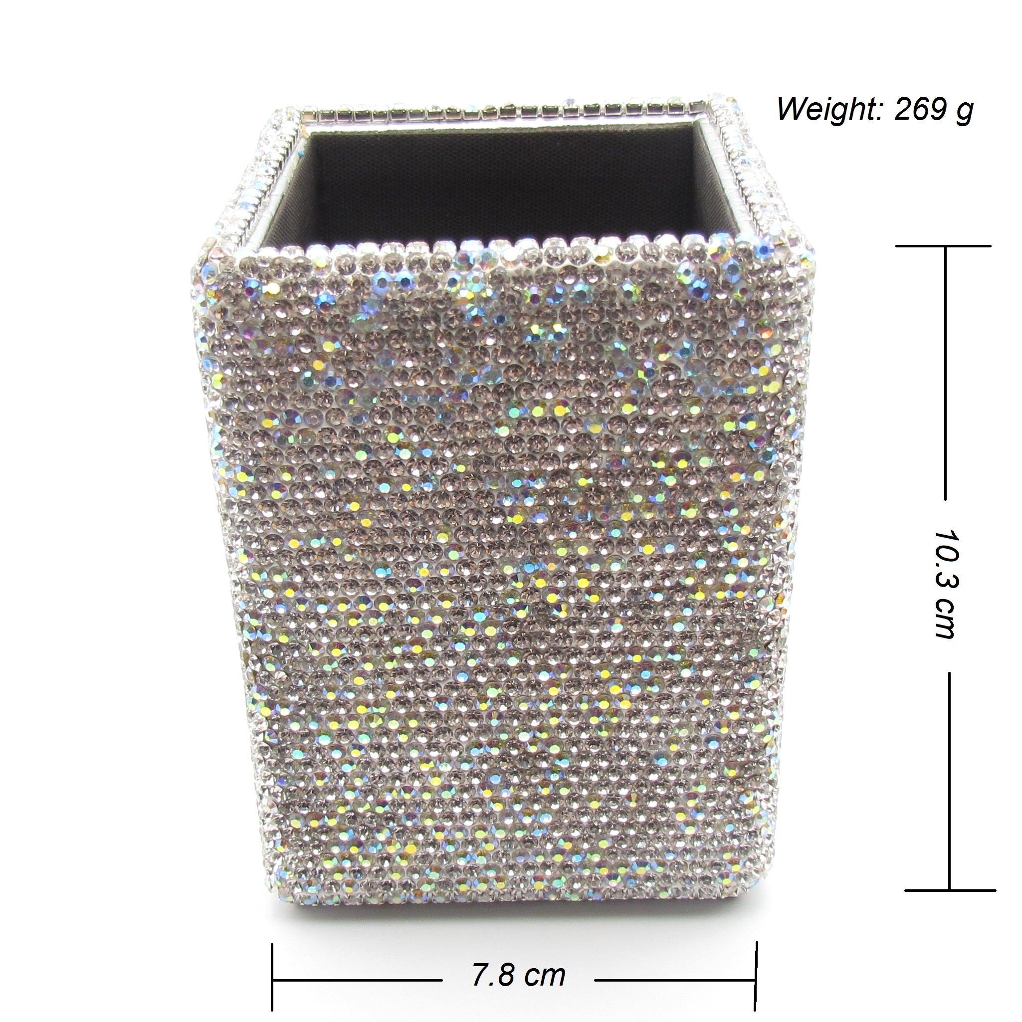 Handcraft Czech diamond and Rhinestone Pen Tube Square