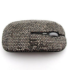 Hand inlaid bling wireless mouse