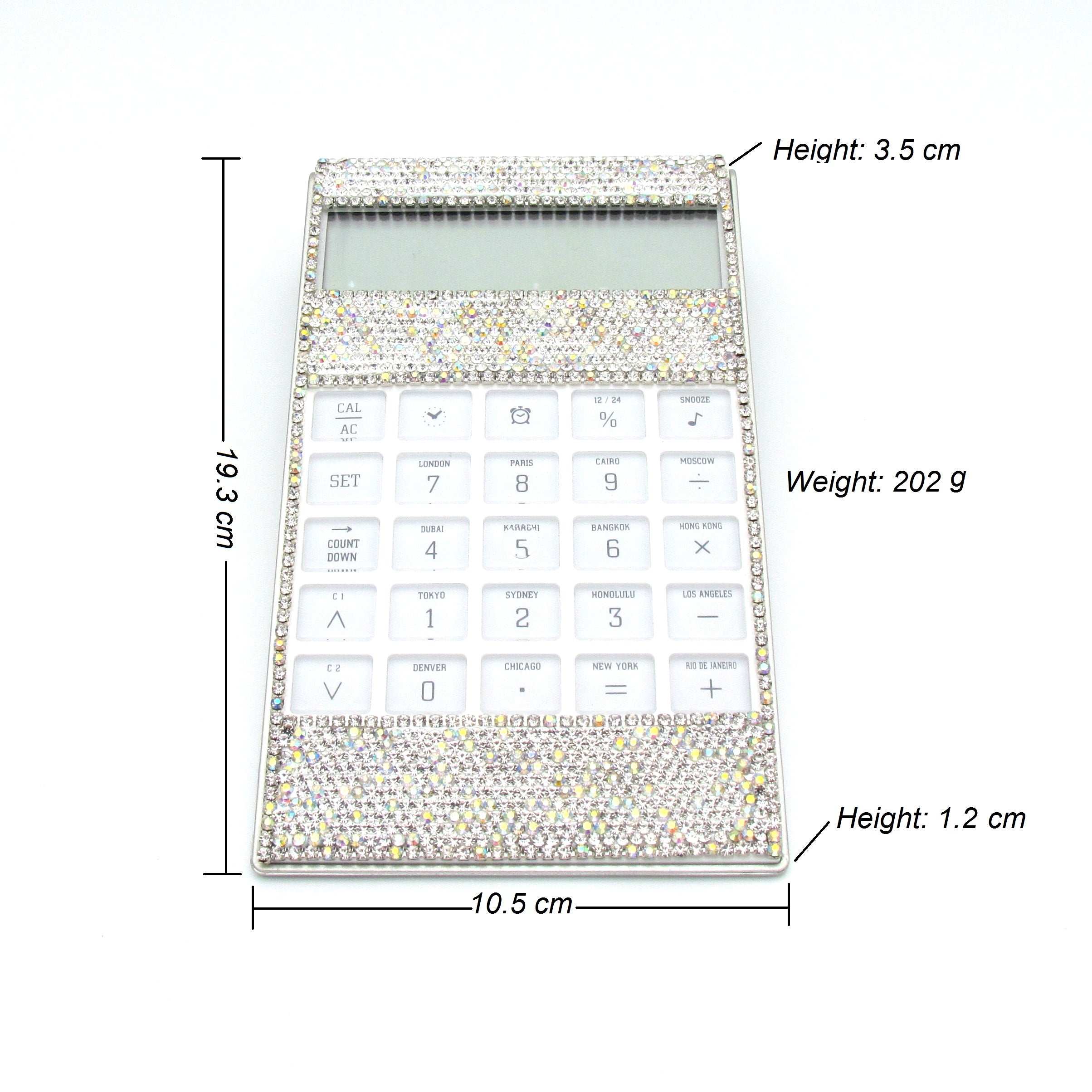Handcraft Czech diamond with Rhinestone Calculator