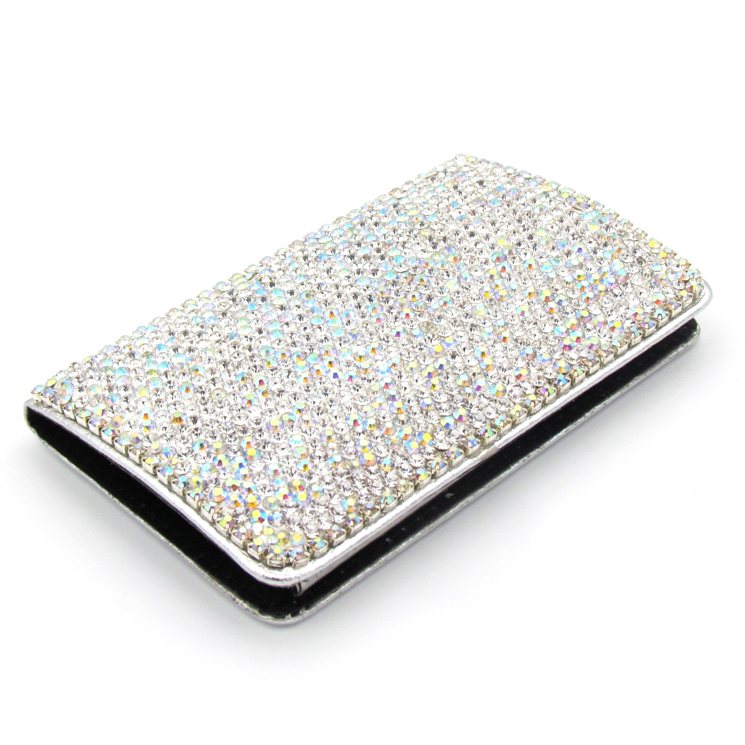 Handcraft Czech diamond with Rhinestone Portable Business Card Holder