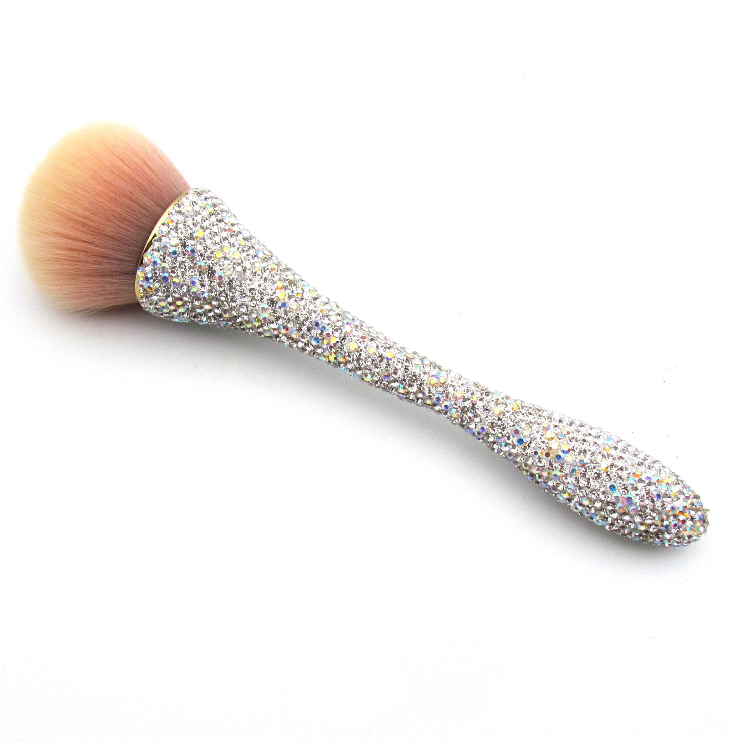 Hand inlaid Czech diamond with Rhinestone bling bling makeup brush