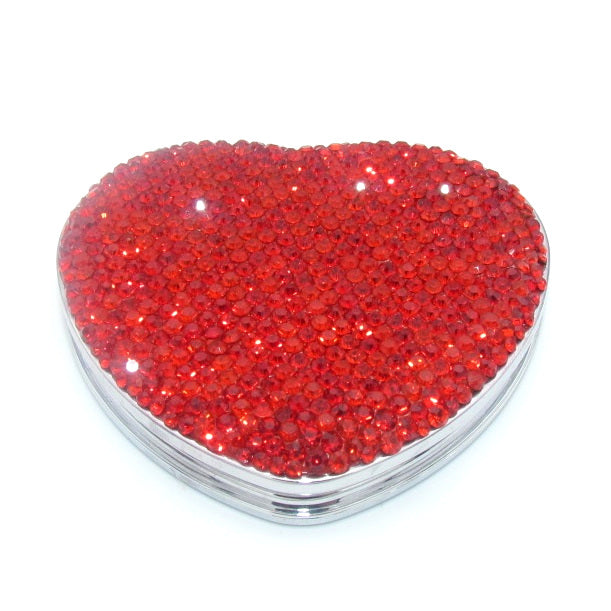 Handcraft Czech diamond with Rhinestone Portable Magnify Mirror