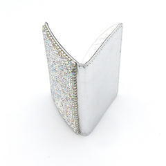 Handcraft Czech diamond with Rhinestone Portable Business Card Holder