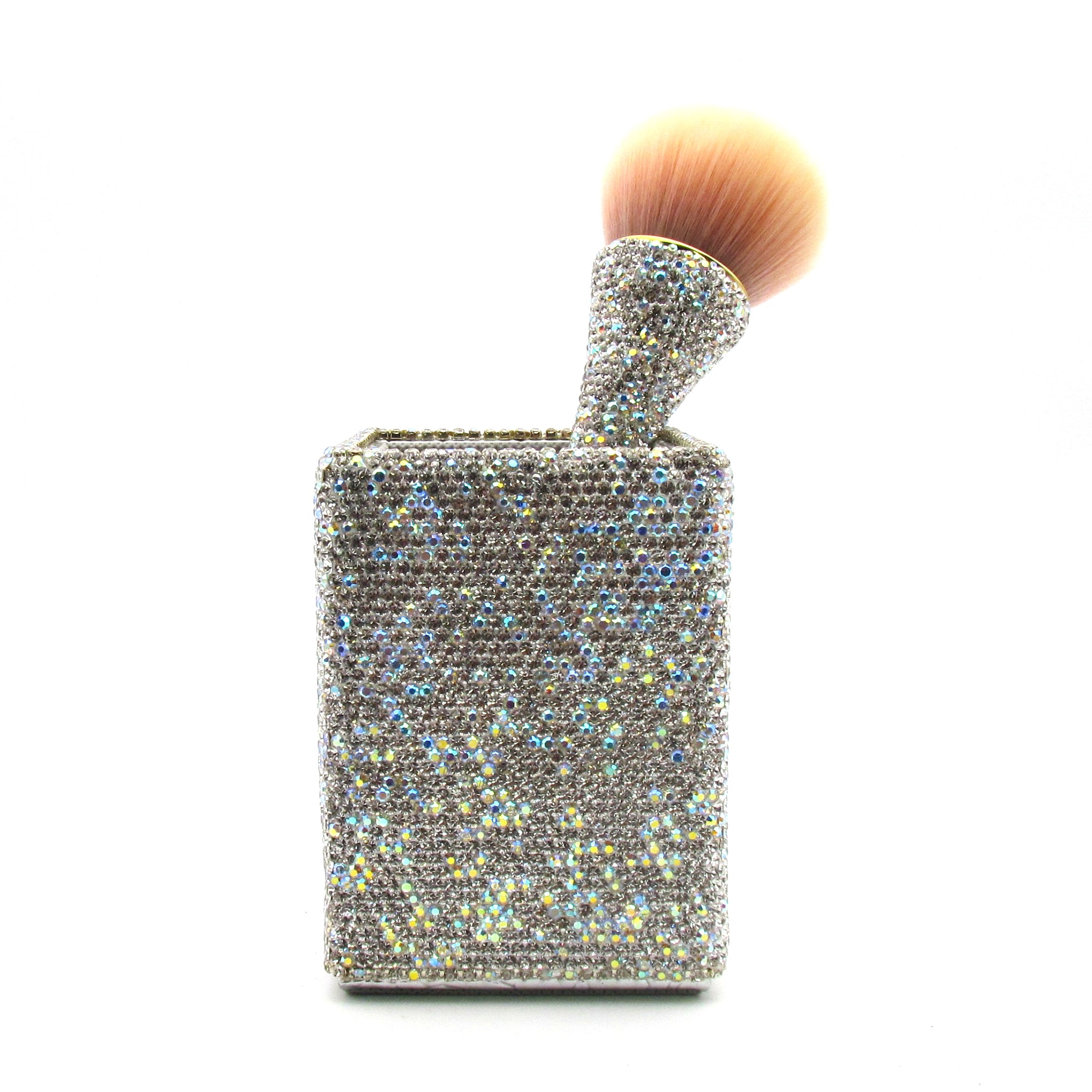 Hand inlaid Czech diamond with Rhinestone bling bling makeup brush