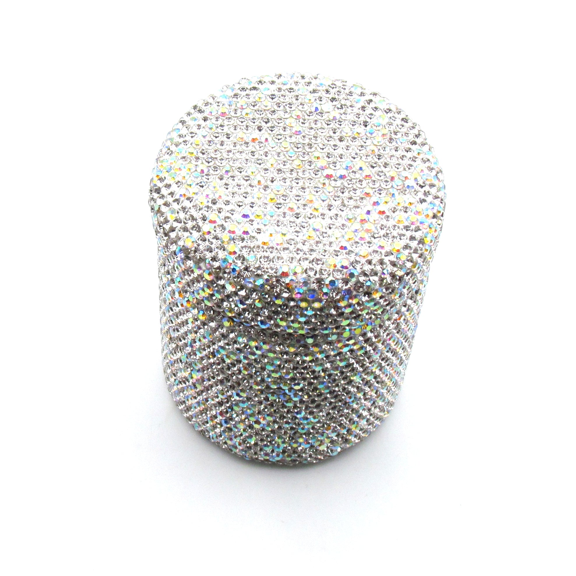 Handcraft  Rhinestone bling bling cotton stick or floss container