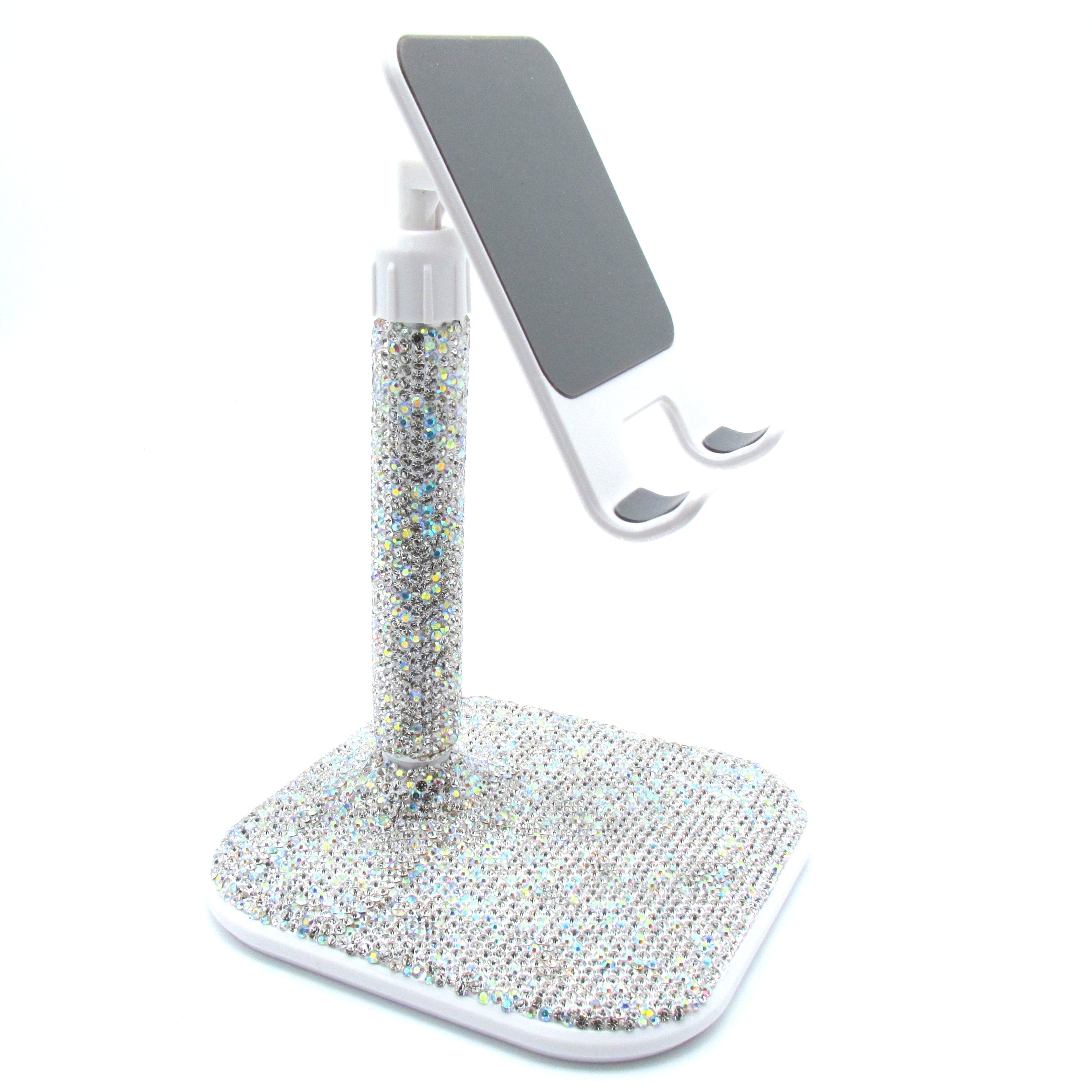Hand inlaid Rhinestone and Swarovski crystal sparkle phone/tablet holder