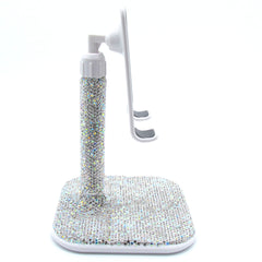 Hand inlaid Rhinestone and Swarovski crystal sparkle phone/tablet holder