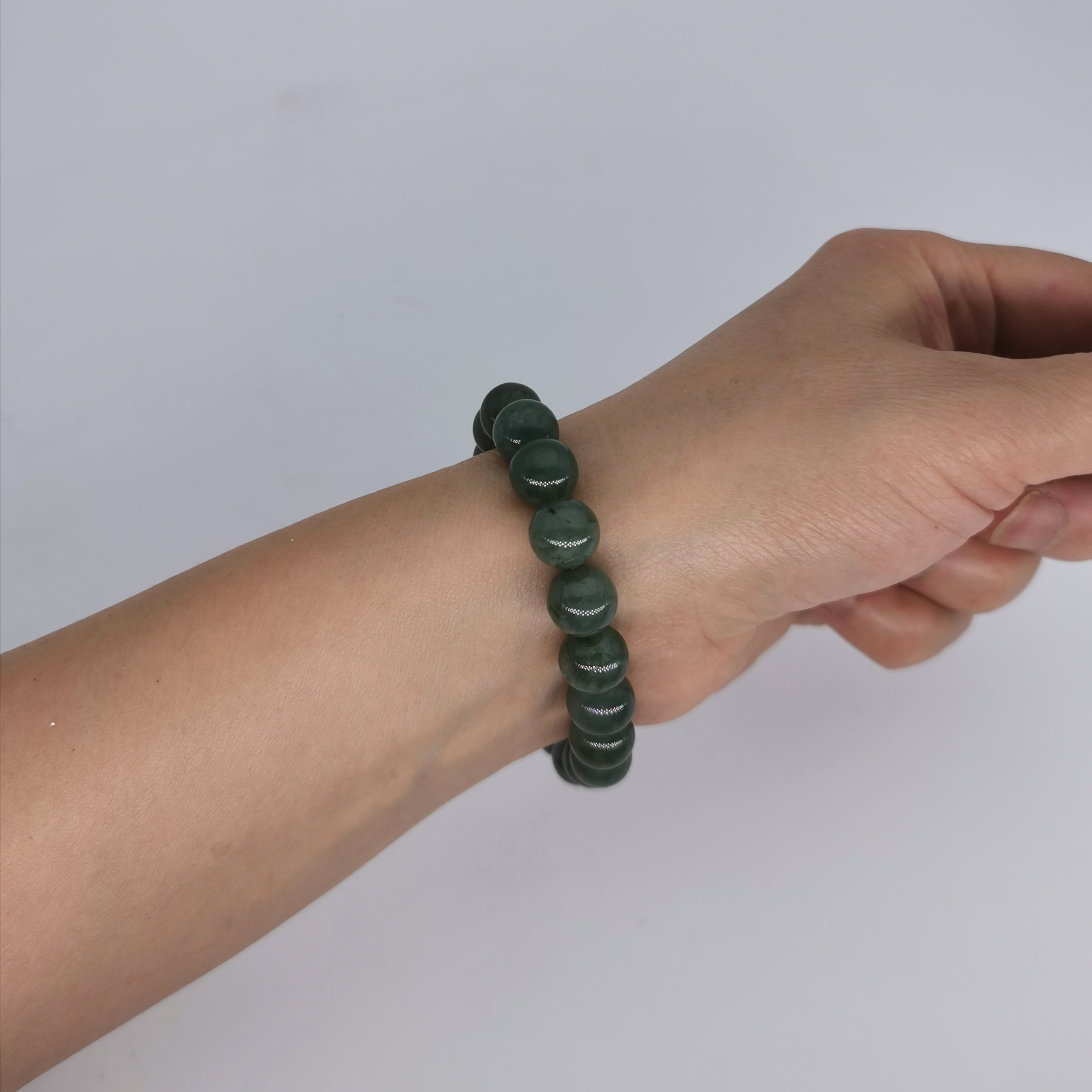 Burma Jade stretch bracelet