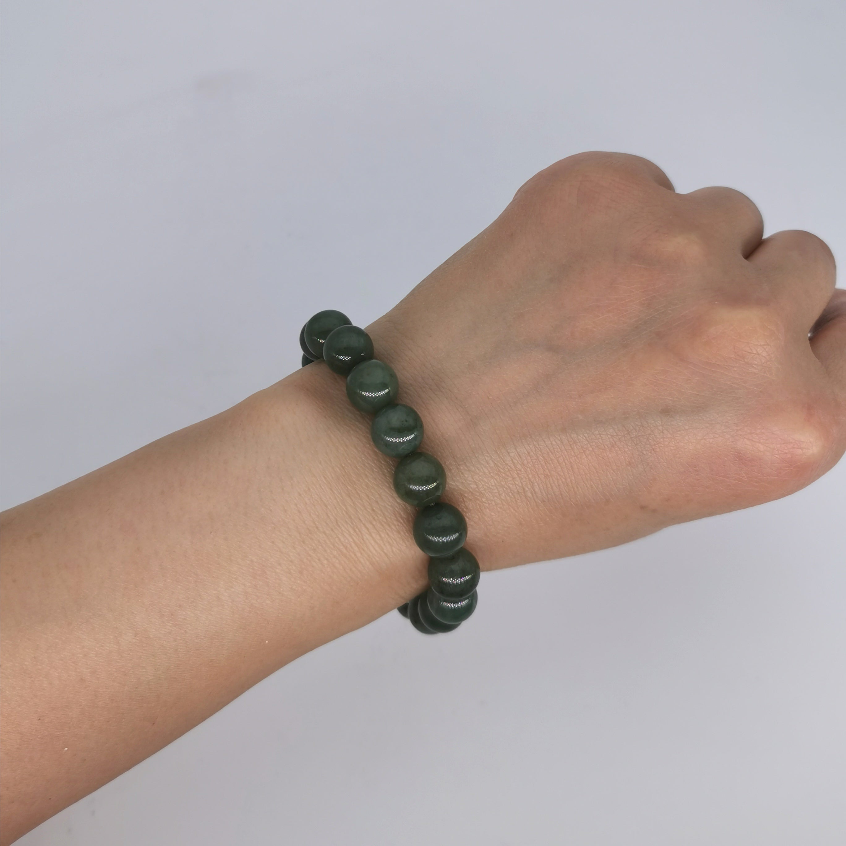 Burma Jade stretch bracelet