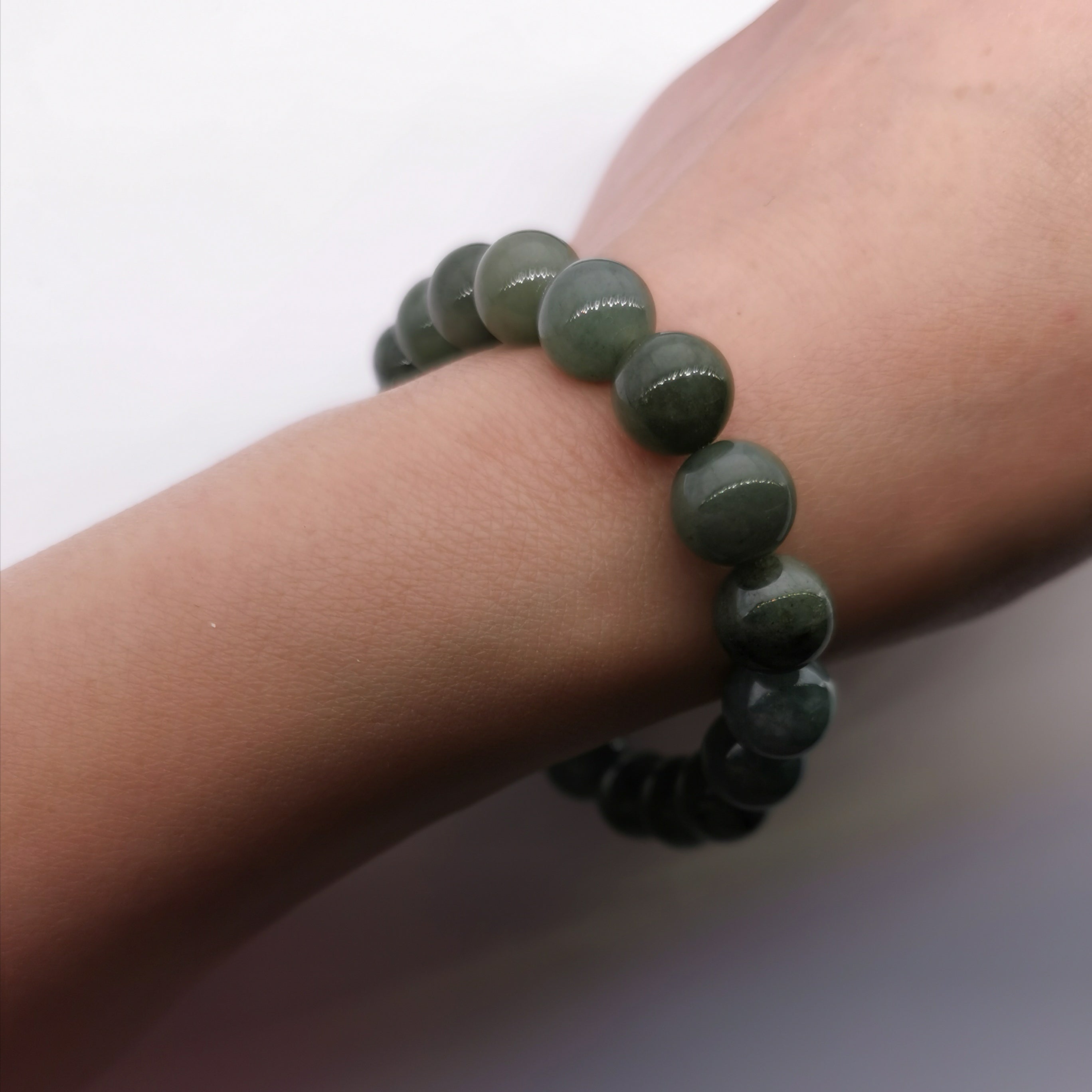 Burma Jade stretch bracelet