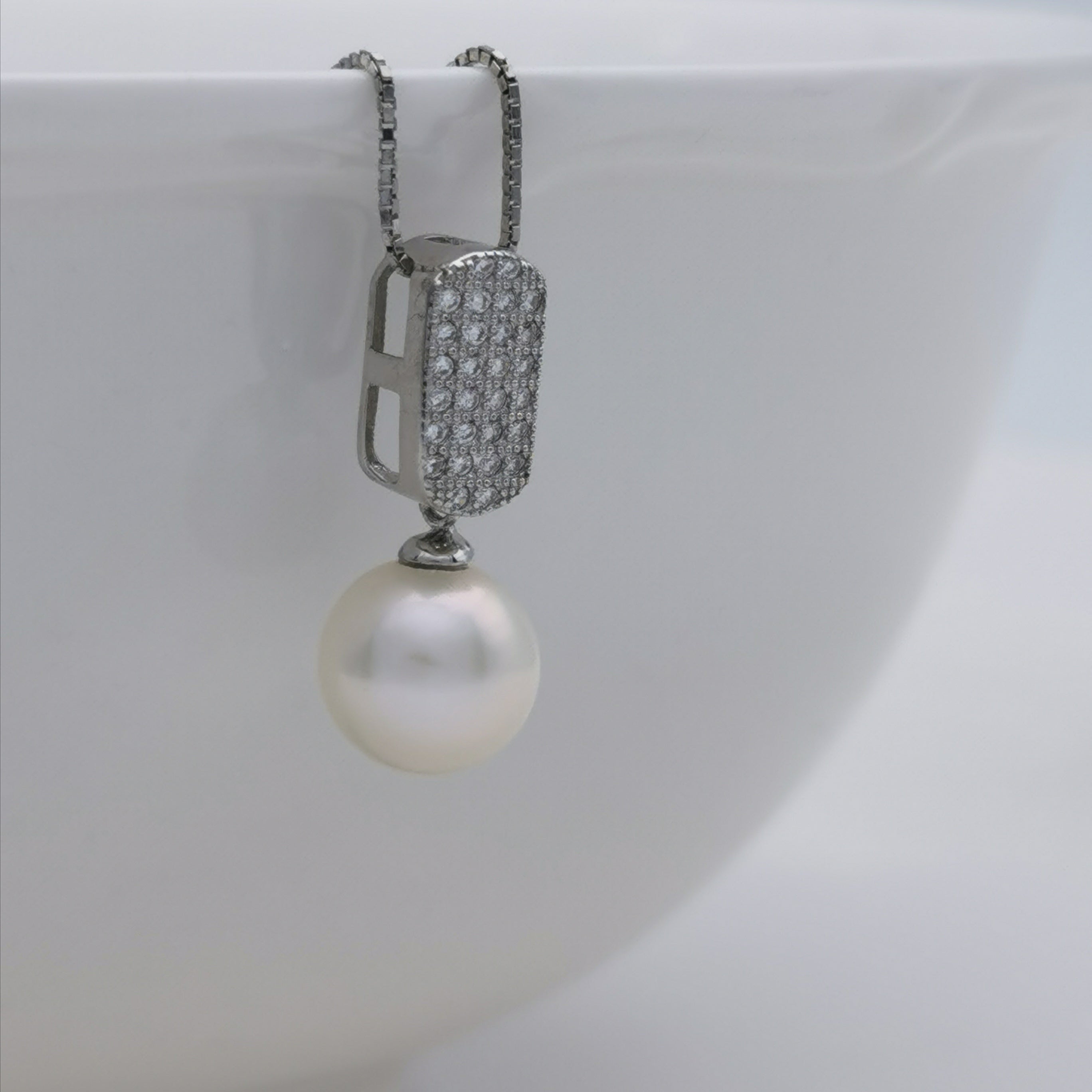 sterling silver Freshwater pearl necklace