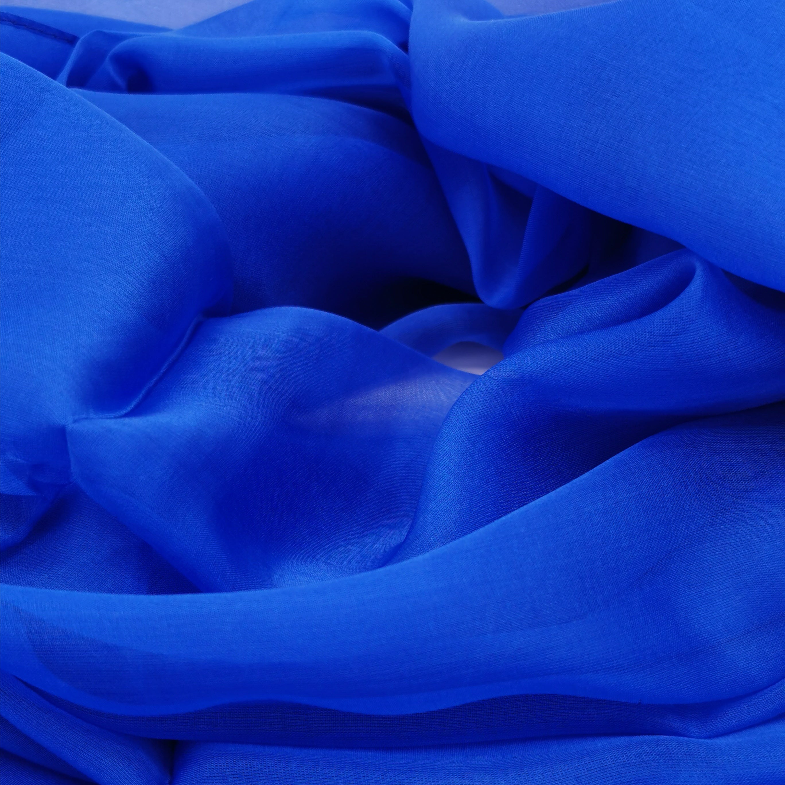 7 colours of mono tone silk scarf