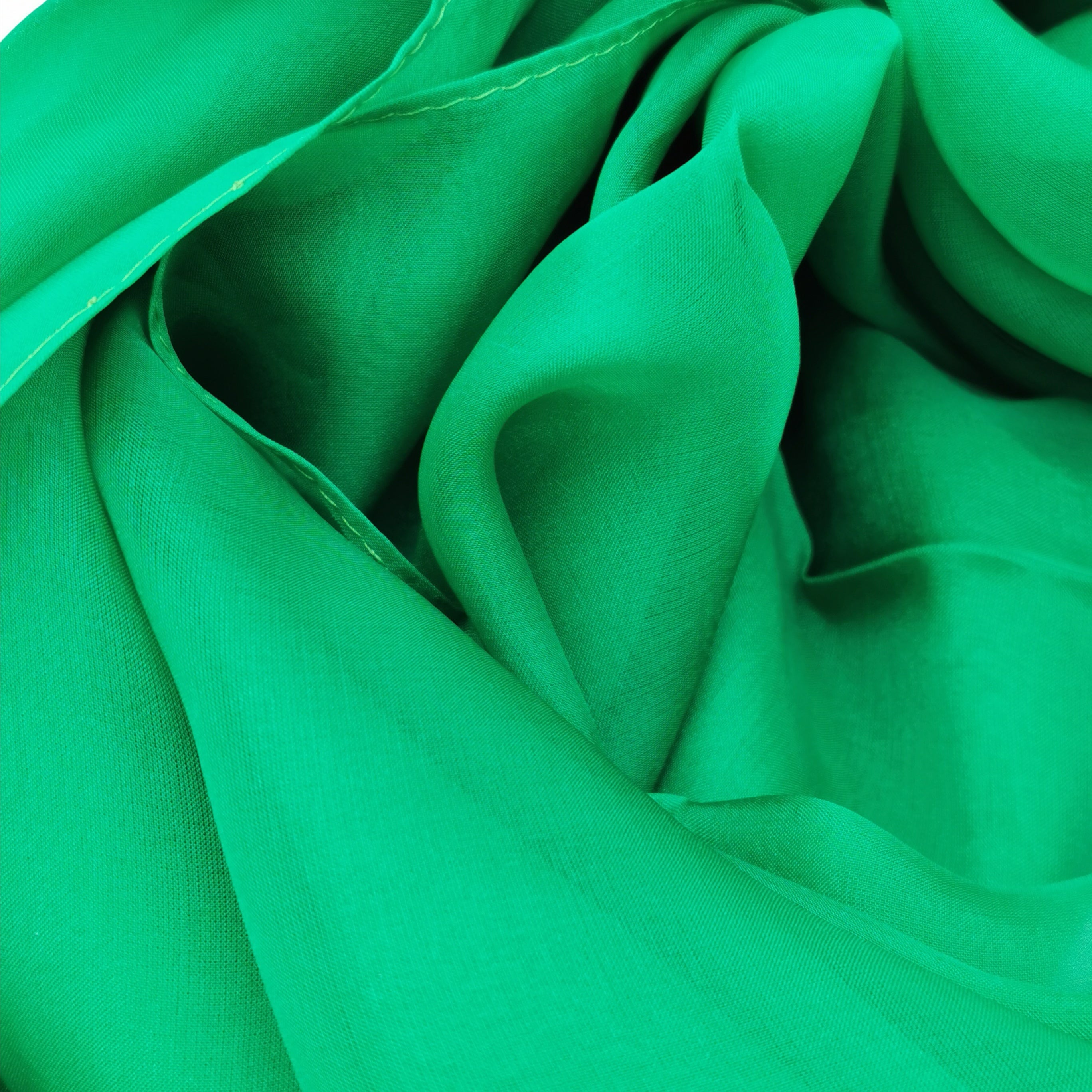 7 colours of mono tone silk scarf