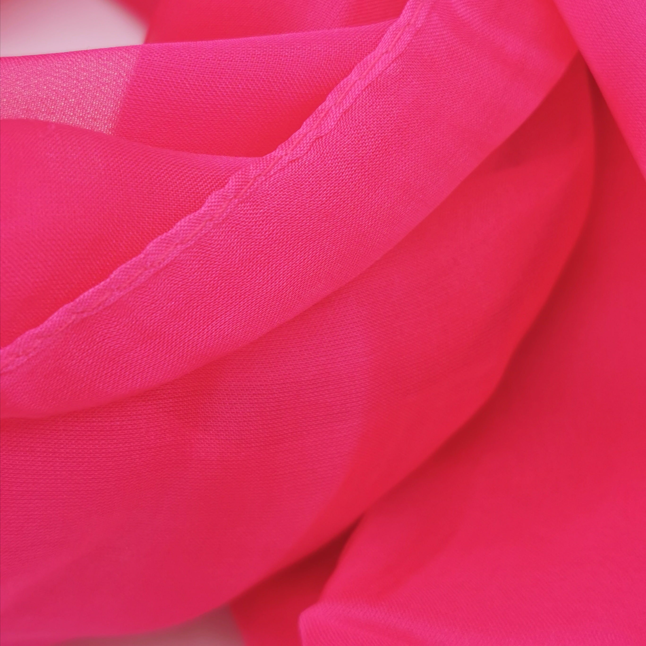 7 colours of mono tone silk scarf
