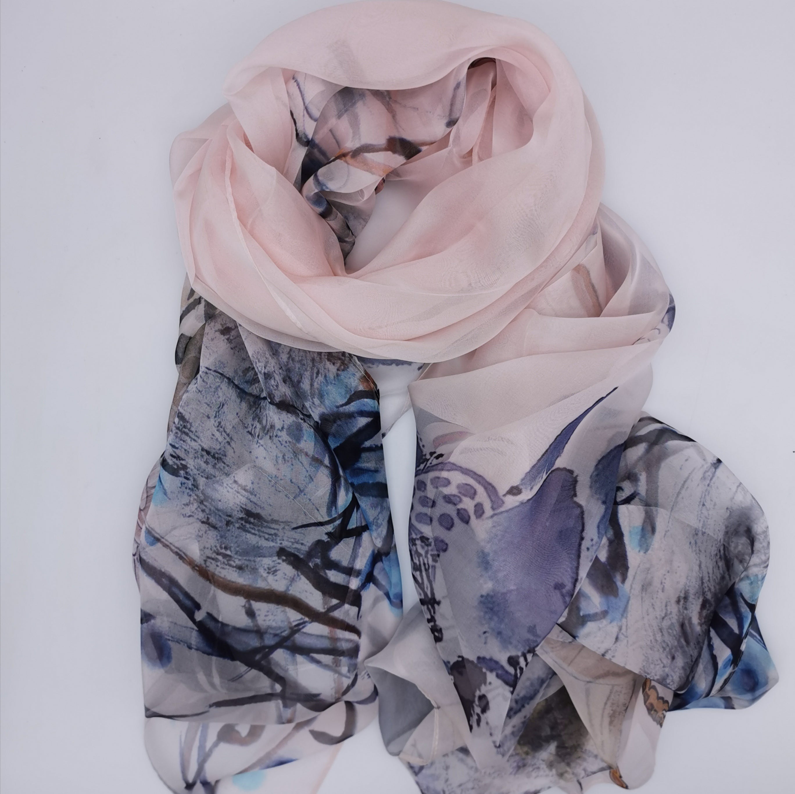 100% silk scarf
