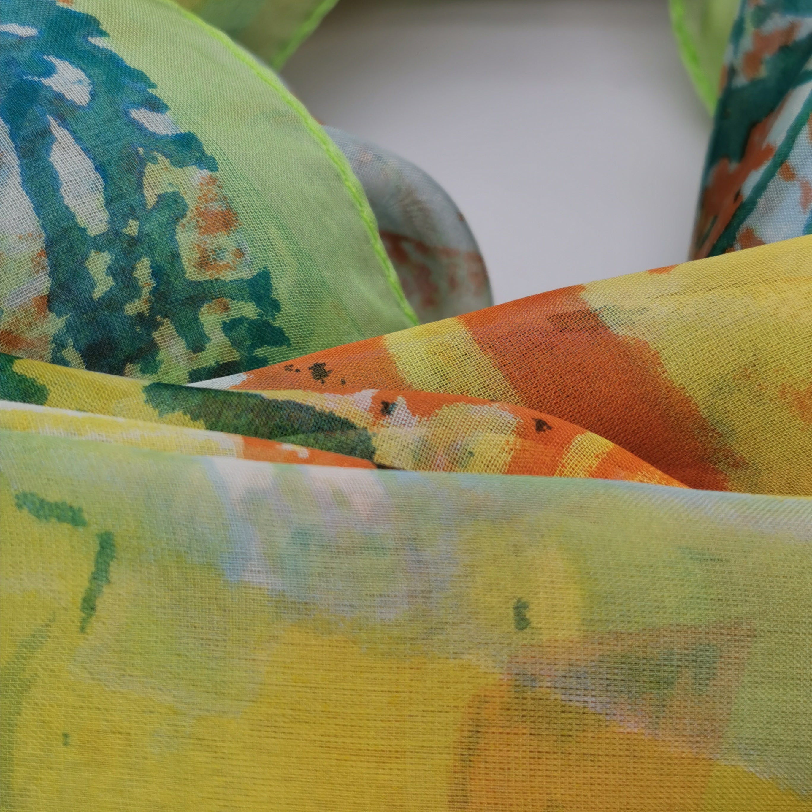 100% silk scarf
