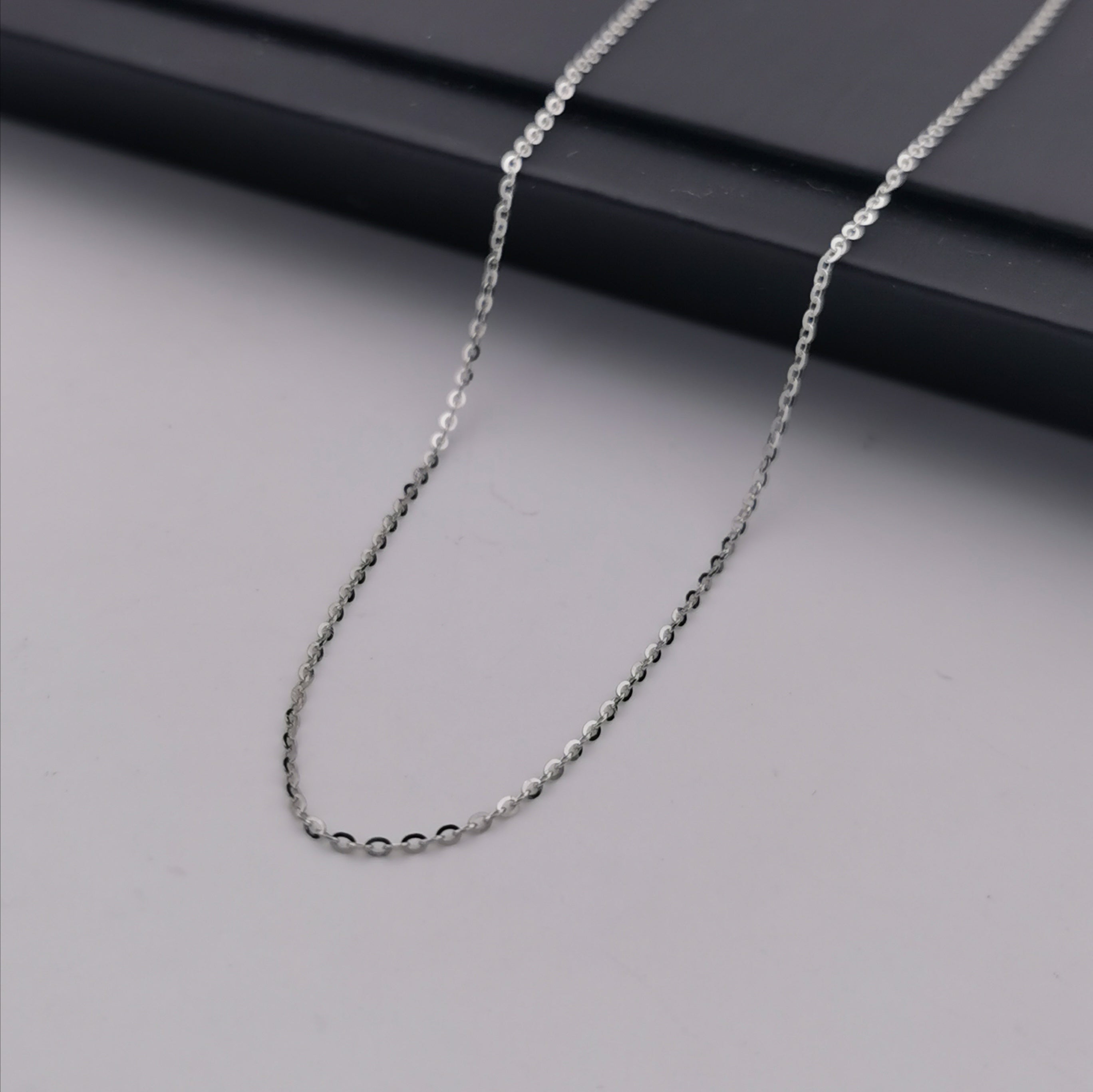 S925 sterling silver adjustable O chain