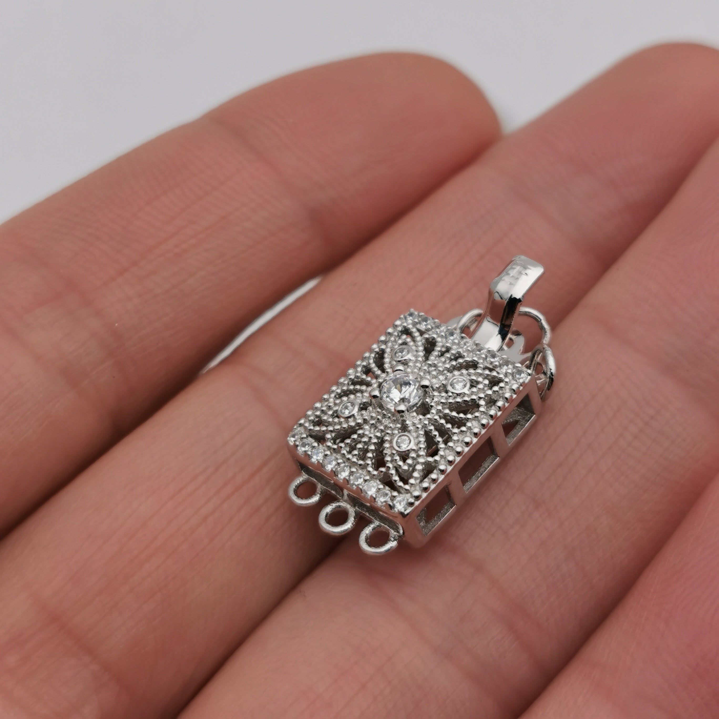 S925 sterling silver clasp
