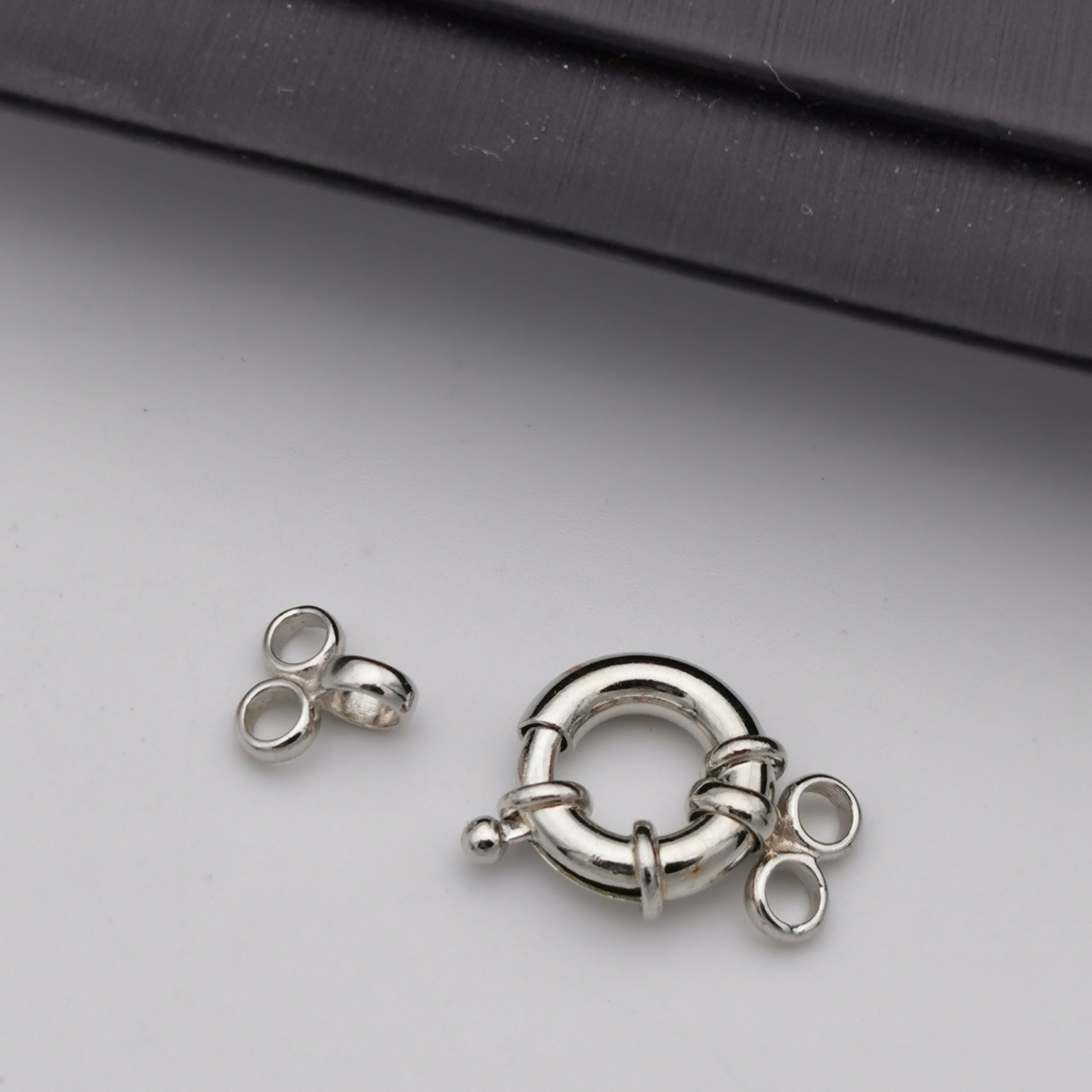 S925 sterling silver spring clasp