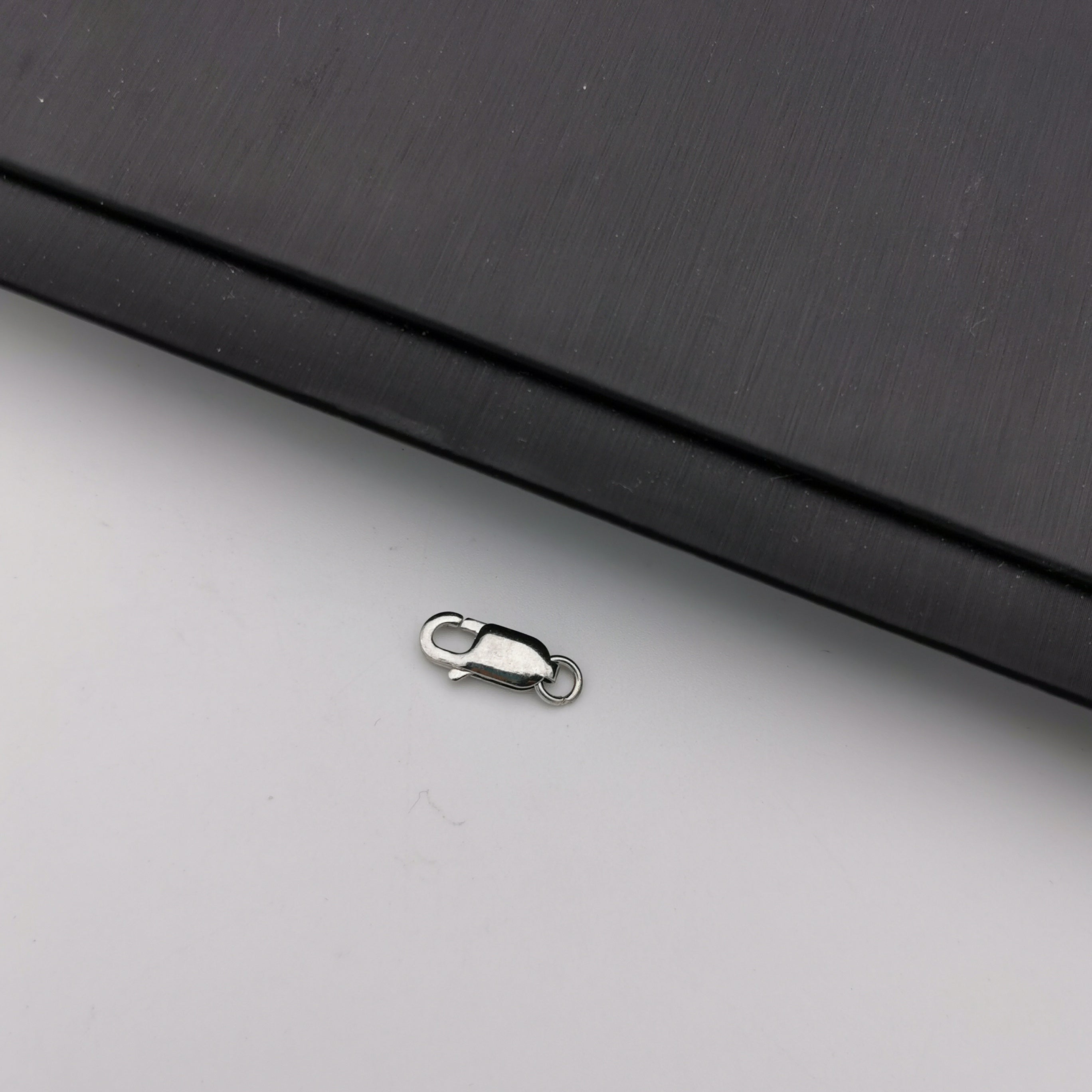 S925 sterling silver rhodium plated clasp