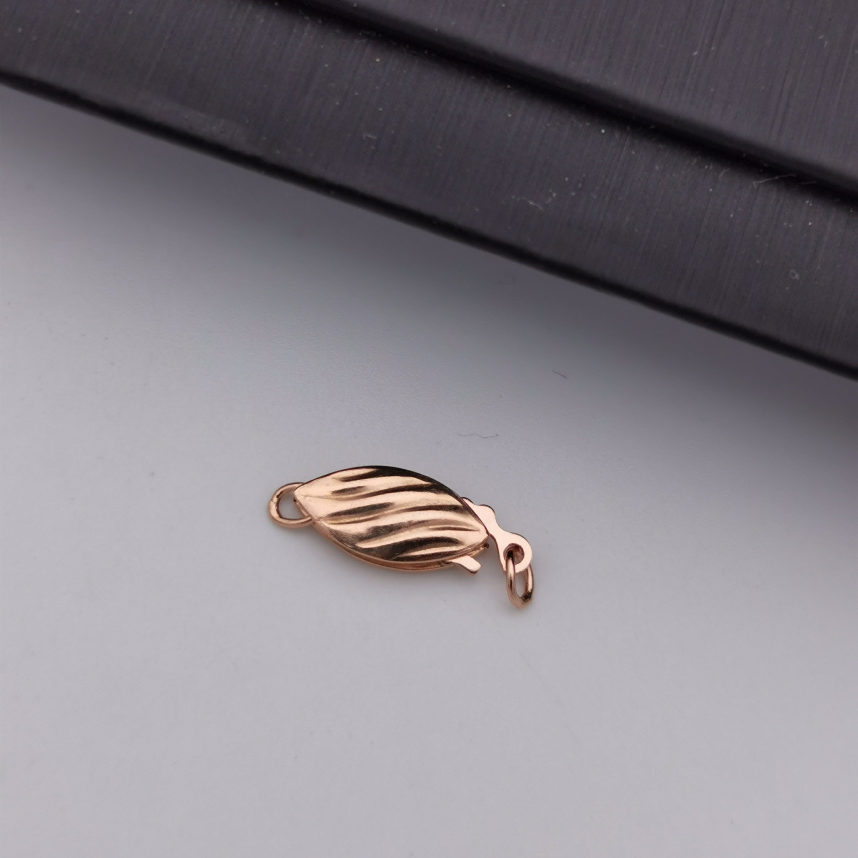 S925 sterling silver Rose gold rhodium plated clasp