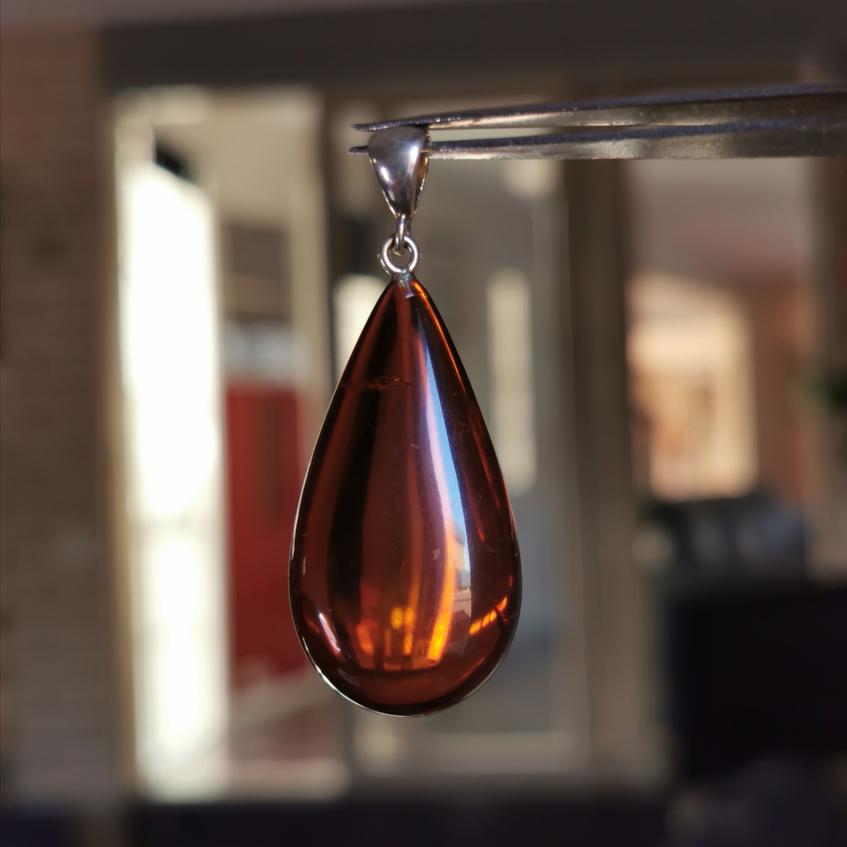 S925 Baltic cherry amber