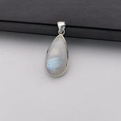 S925 moonstone pendant