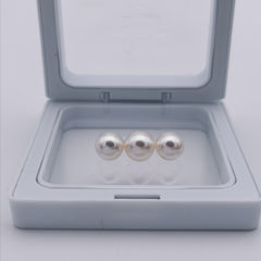 8.9mm -9.51mm genuine excellent collectable round Akoya loose pearl half drilled