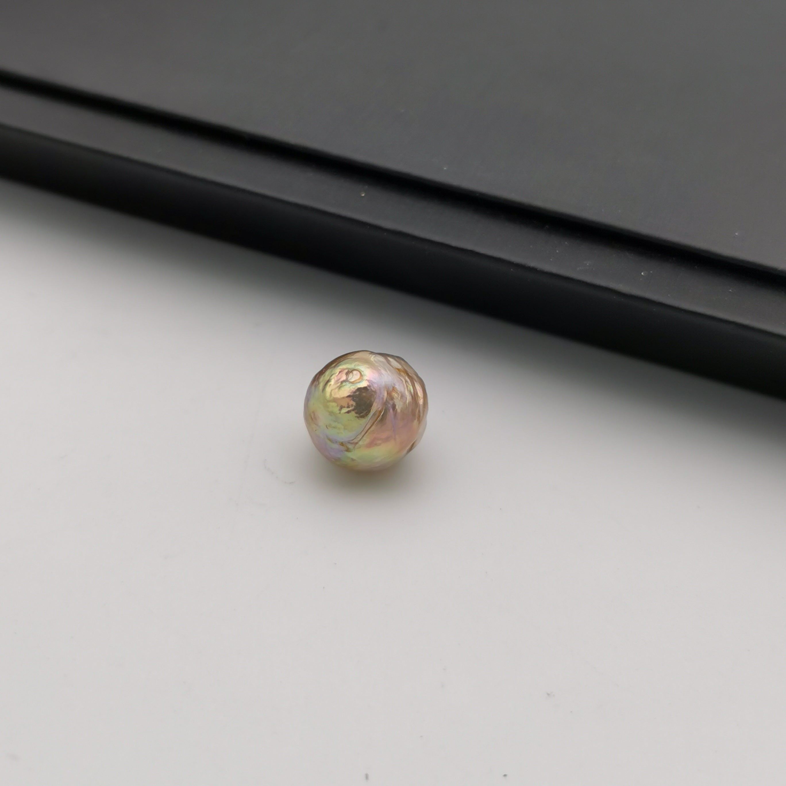 13.37 mm genuine freshwater baroque pearl