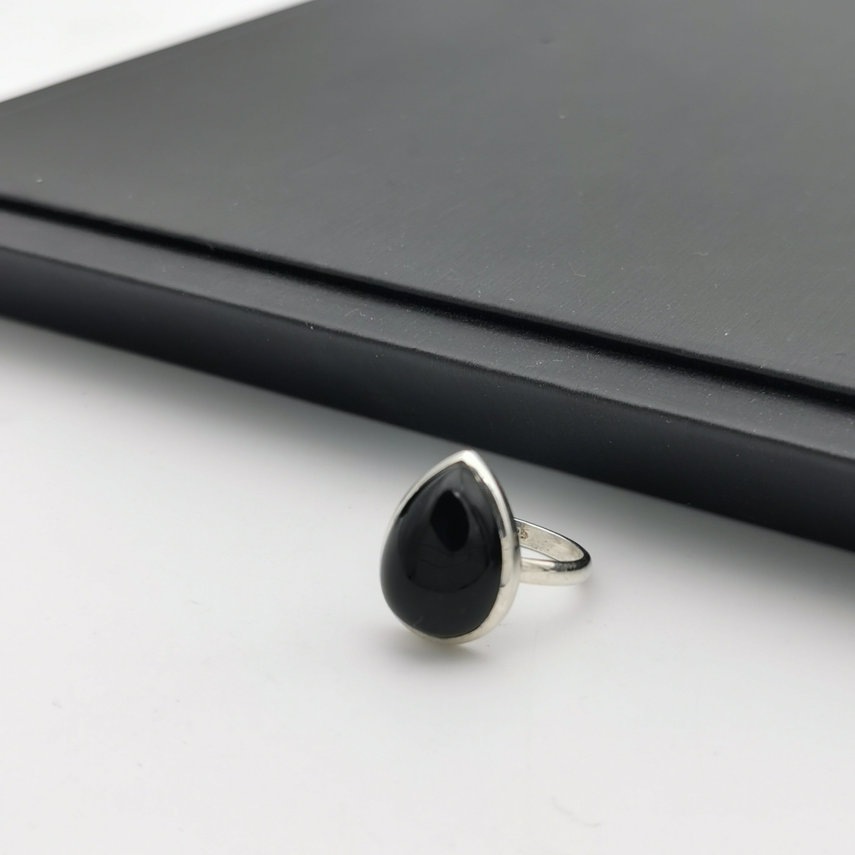Sterling silver Onxy ring