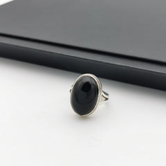 Sterling silver Onxy ring