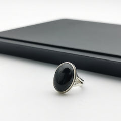 Sterling silver Onxy ring