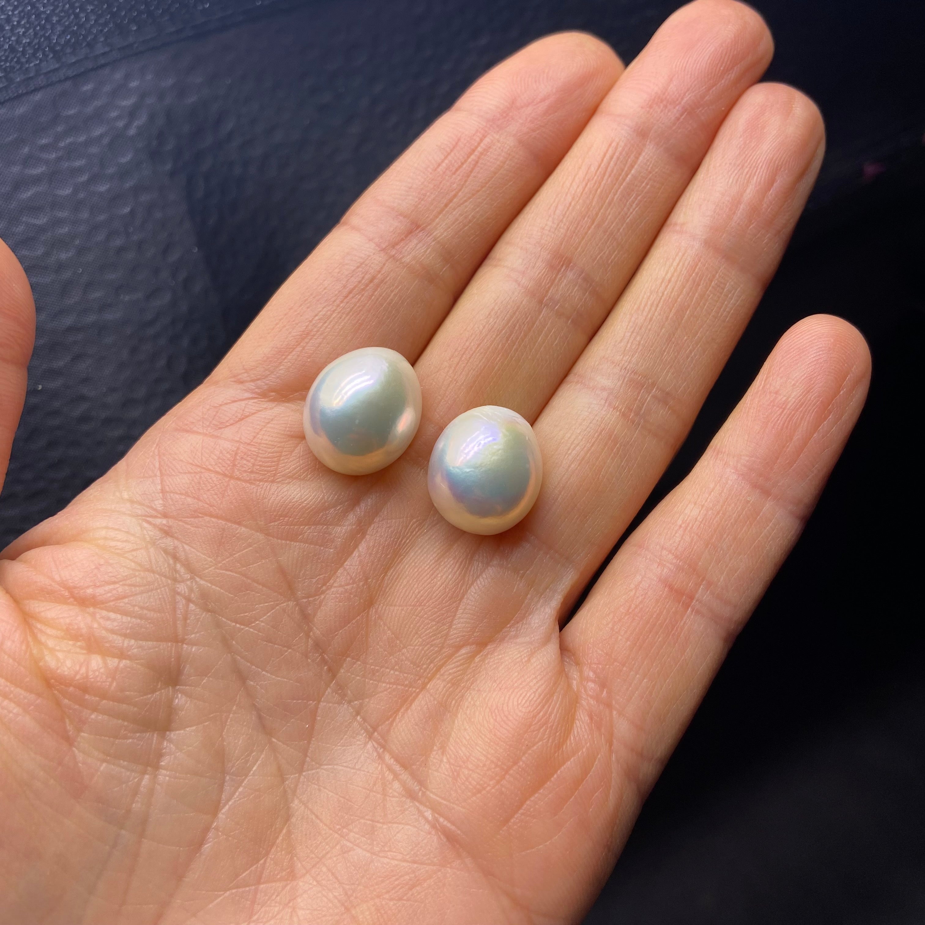 13mm amazing lustre big size freshwater loose pearl