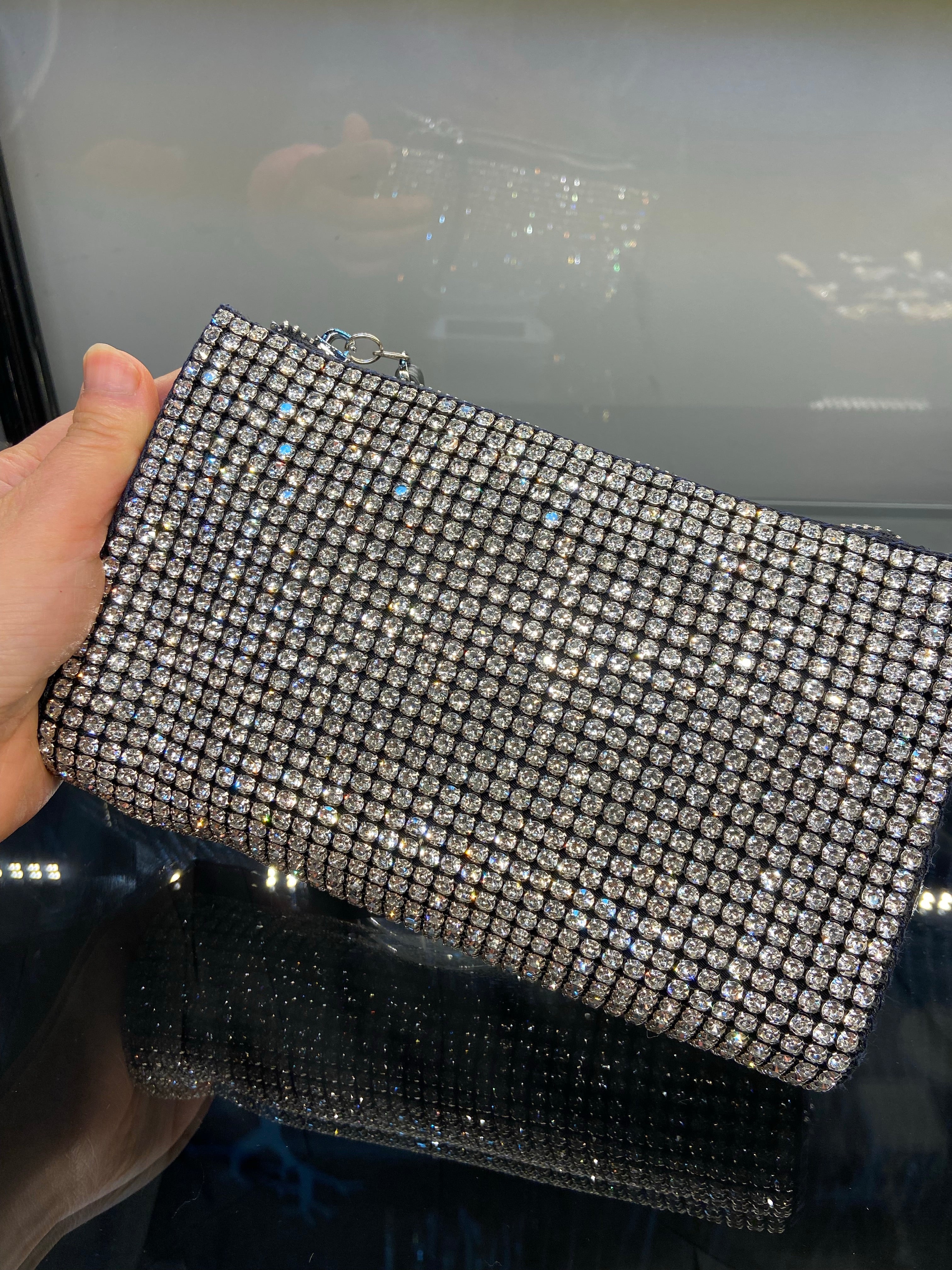 Hand inlaid Rhinestone sparkling/bridal/party handbags