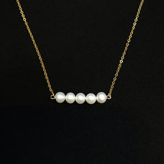 14ct gold filled chain with freshwater pearl necklace