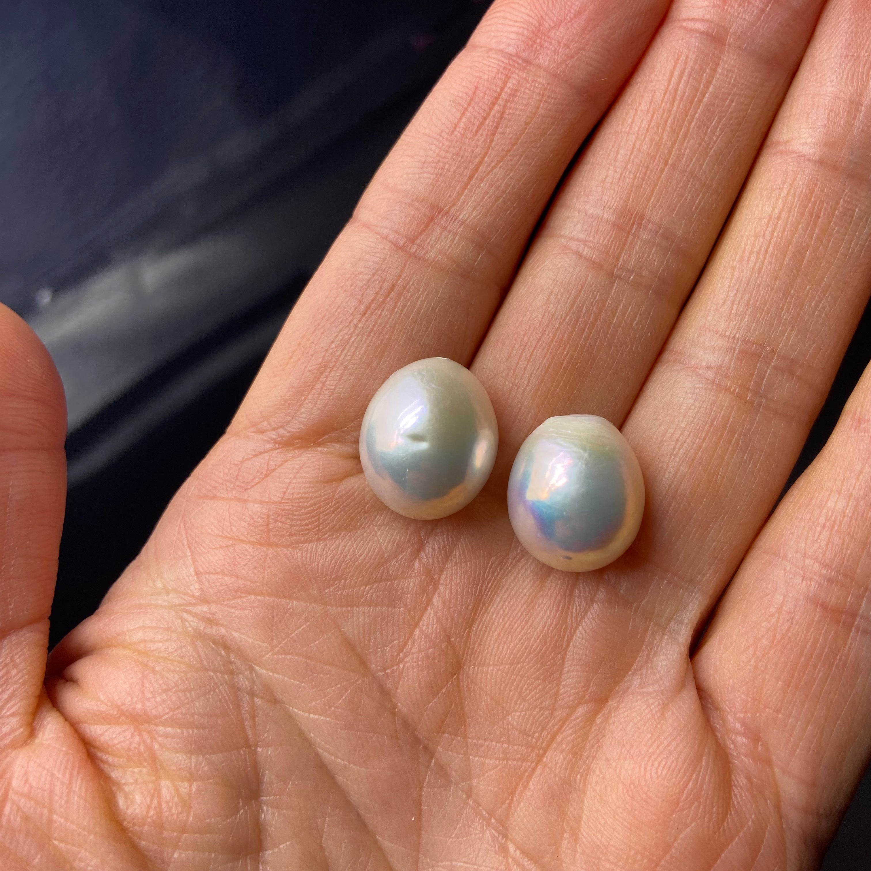 13mm amazing lustre big size freshwater loose pearl