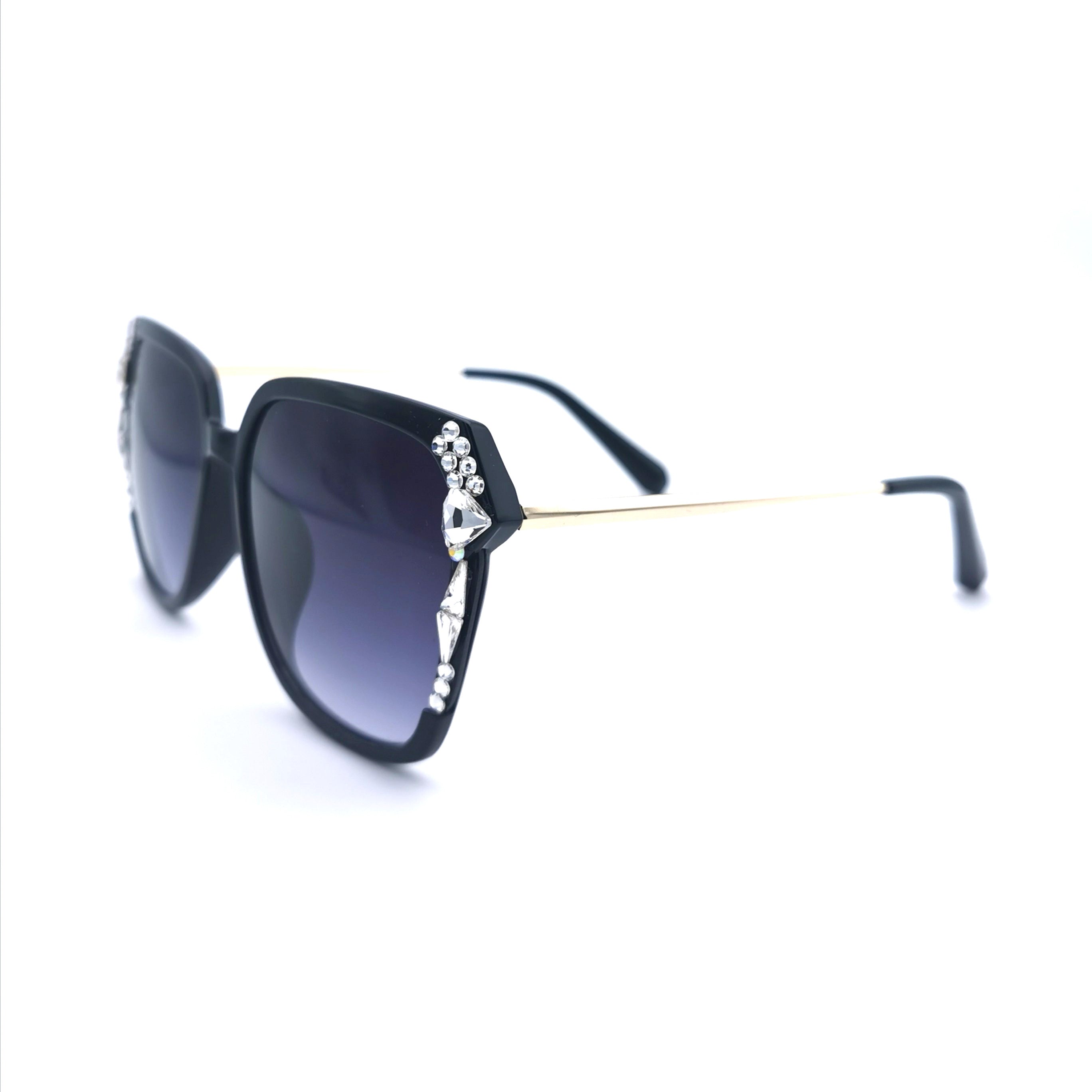 Hand inlaid Swarovski element sparkle sunglasses