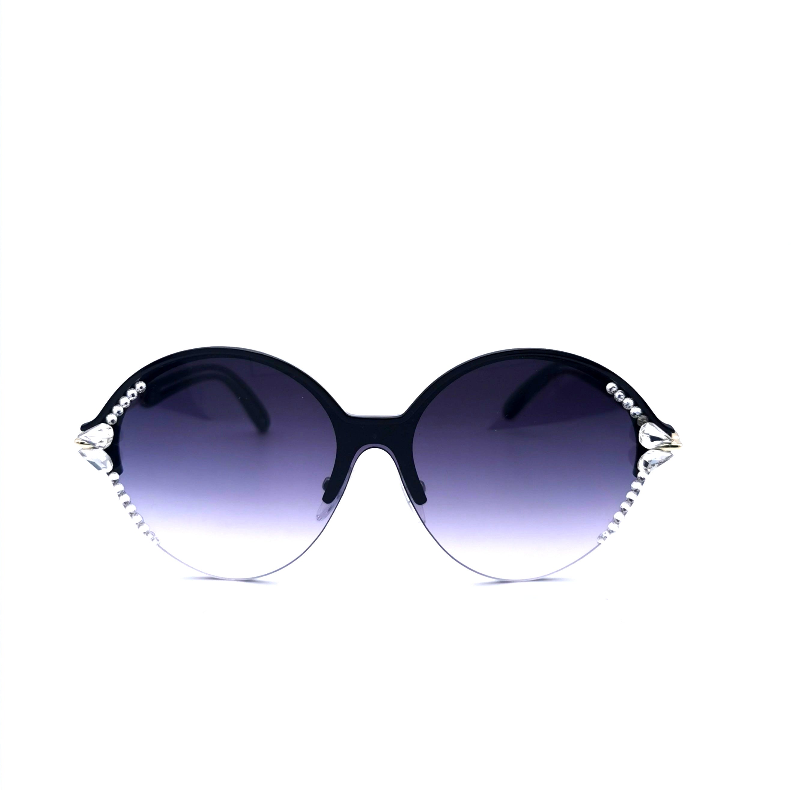 Hand inlaid Swarovski crstyle sparkle sunglasses