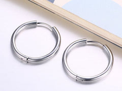 25 * 2 mm Stainless Steel Earrings