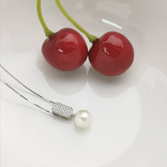sterling silver Freshwater pearl necklace