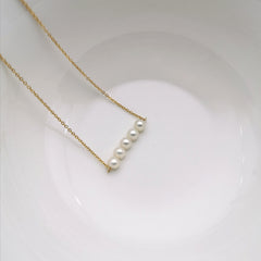 14ct gold filled chain with freshwater pearl necklace