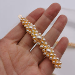 Timeless handmade freshwater pearl hair pin