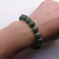 Burma Jade stretch bracelet