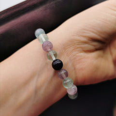 Fluorite stretch bracelet