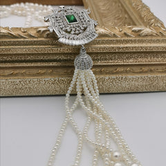 7.5-8mm freshwater pearl long necklace