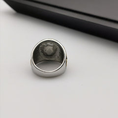 Man's stainless steel ring
